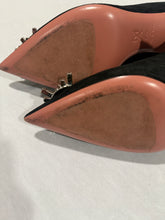 Load image into Gallery viewer, Amina Muaddi Begum Black Suede Pump
