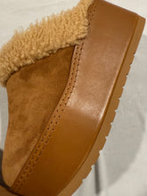 Load image into Gallery viewer, Celine Dana Shearling Wedge Platform Size 39.5
