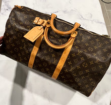 Load image into Gallery viewer, Louis Vuitton Monogram Keepall 50 Weekender Travel Bag
