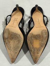 Load image into Gallery viewer, Manolo Blahnik Lurum Jeweled Mules
