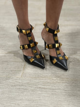 Load image into Gallery viewer, Valentino Garavani Black Roman Stud Heels

