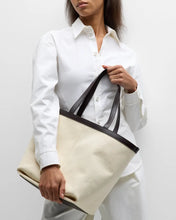 Load image into Gallery viewer, Bottega Veneta Canvas Flip Tote
