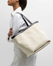 Load image into Gallery viewer, Bottega Veneta Canvas Flip Tote
