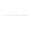 Gucci 18kt Rosegold Diamond Interlocking GG Bracelet