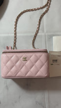 Load and play video in Gallery viewer, Chanel Classic Pink Caviar Vanity Bag
