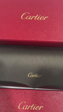 Load and play video in Gallery viewer, Cartier Silver Aviator Sunglasses
