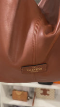 Load and play video in Gallery viewer, Valentino Tan Rockstud Hobo
