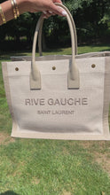 Load and play video in Gallery viewer, Saint Laurent YSL Rive Gauche Small Tote
