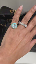 Load and play video in Gallery viewer, NeverNot Show N Tell Ready to Celebrate Ring Size 5
