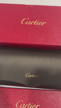 Load and play video in Gallery viewer, Cartier Santos  Aviators  512 Sunglasses
