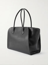 Load image into Gallery viewer, The Row Marlo 14 Black Ans Leather Handbag
