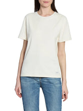 Load image into Gallery viewer, Saint Laurent Cotton Modal  White Crew Neck T Shirt
