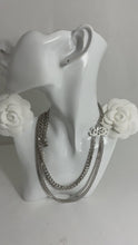 Load and play video in Gallery viewer, Chanel CC Multilayer 4 Chain Silvertone Necklace
