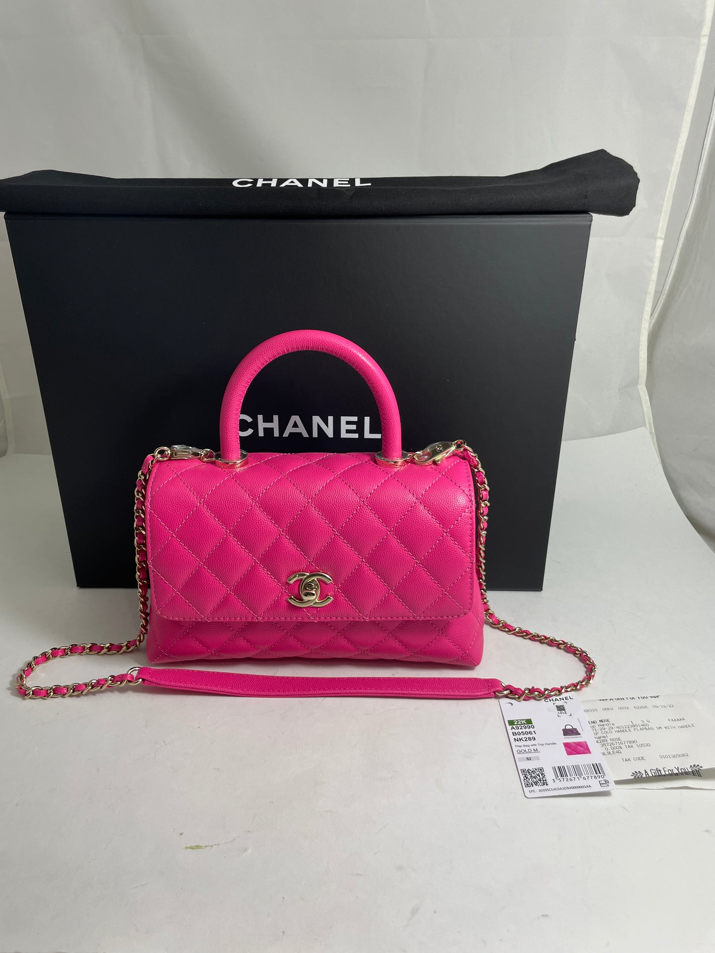 Chanel 22K Rose Small Coco Handle Flap BagCrossbody Bag