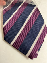 Load image into Gallery viewer, Gucci Navy Stripe Mens Tie
