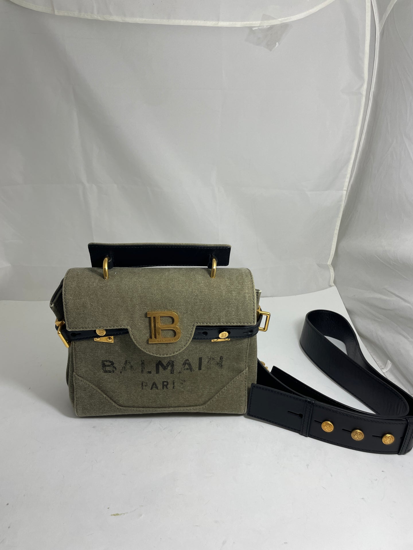 Balmain B-Buzz 23 Shoulder/Crossbody Bag