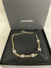 Load image into Gallery viewer, Chanel CC Chain Crystal Goldtone Silvertone  Necklace
