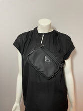Load image into Gallery viewer, Prada Re-Nylon Unisex Black Belt Bag
