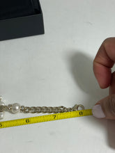 Load image into Gallery viewer, Chanel 22S CC Gold Tone Pearly White Perfume Bottle Bracelet
