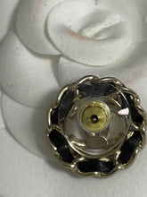 Load image into Gallery viewer, Chanel 22S CC Gold Tone Crystal CC with Chain Detail
