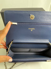 Load image into Gallery viewer, Chanel Classic Denim WOC Wallet On Chain Handbag
