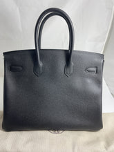 Load image into Gallery viewer, Hermes Unisex 35 Epsom Black Leather Birkin
