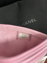Load image into Gallery viewer, Chanel 19 Rose Fonce CC Card Case
