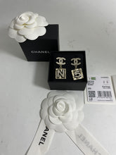 Load image into Gallery viewer, Chanel 22 CC  Gold Tone N &amp; 5 Earrings

