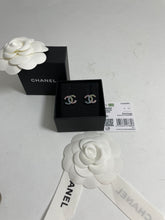 Load image into Gallery viewer, Chanel 22S CC Ruthenium Multicolor Crystal  Earrings
