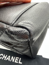 Load image into Gallery viewer, Chanel Black Quilted Caviar GST Grand Shopping Tote
