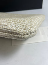 Load image into Gallery viewer, Chanel Ivory Deauville Tweed Medium O case Clutch
