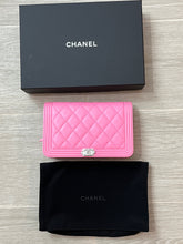 Load image into Gallery viewer, Chanel Pink WOC Boy Wallet On Chain Handbag
