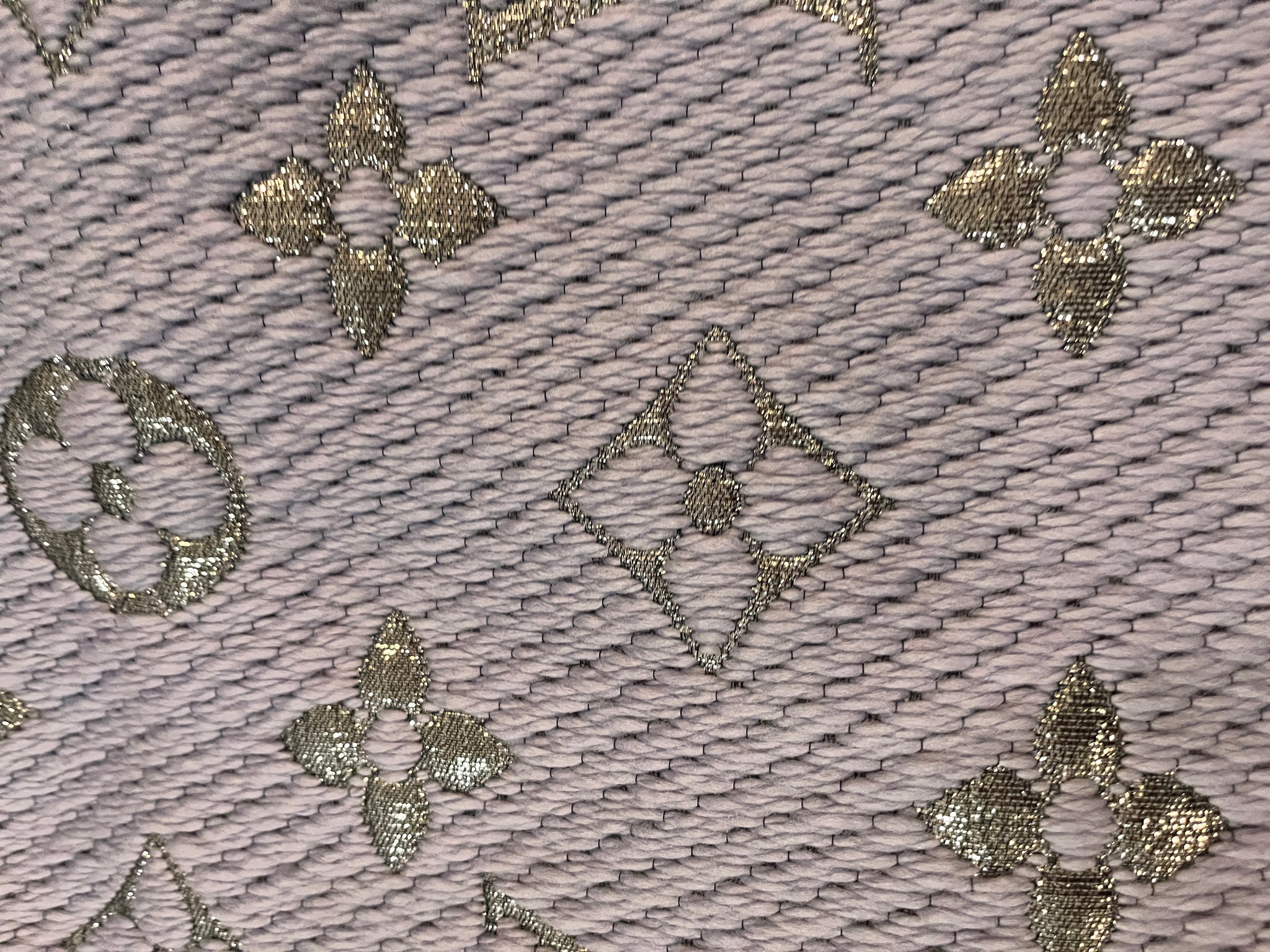 Louis Vuitton Logomania Camel Wool Silk Shine Scarf – The