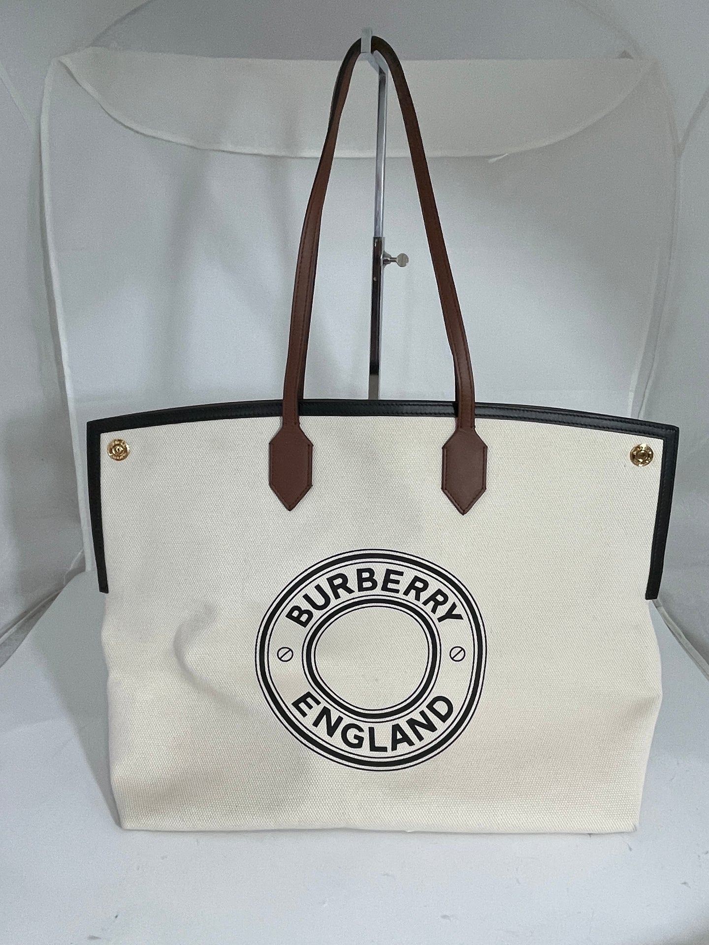 Burberry Large Top Handle Tote Bag