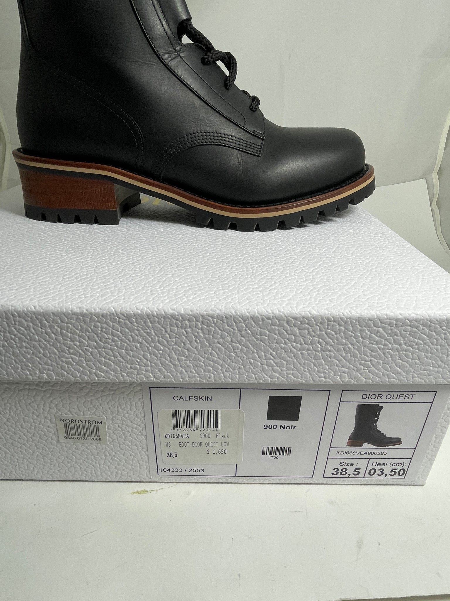 Dior Dior Quest Low Boot in Black