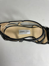 Load image into Gallery viewer, Jimmy Choo Black Leather Leslie 85 Sandals
