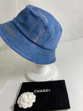Load image into Gallery viewer, Chanel 22P Blue Denim Bucket Hat
