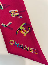 Load image into Gallery viewer, Chanel 21K Pink Multicolor Twilly Scarf
