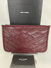 Load image into Gallery viewer, Saint Laurent Bordeux So Niki Bill Pouch
