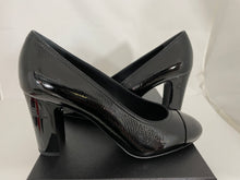 Load image into Gallery viewer, Chanel 19A NWB patent leather black pumps

