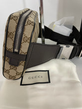 Load image into Gallery viewer, Gucci Beige Brown GG Fanny Belt Bag
