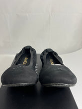 Load image into Gallery viewer, Chanel 19P Black Suede Ballet Flats
