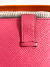 Load image into Gallery viewer, Hermes Bearn Rose Epsom Leather Azalee Wallet
