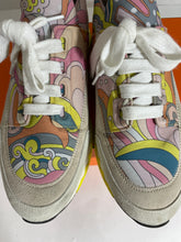 Load image into Gallery viewer, Hermés Canvas &amp; Suede Pucci Print Sneakers
