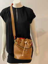 Load image into Gallery viewer, Fendi Mon Tressor Brown Leather Bucket Bag
