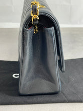 Load image into Gallery viewer, Chanel Vintage Black Lambskin Small Diana Handbag
