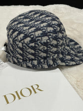 Load image into Gallery viewer, Dior Reversible Navy Dior Oblique News Boy Cap Hat
