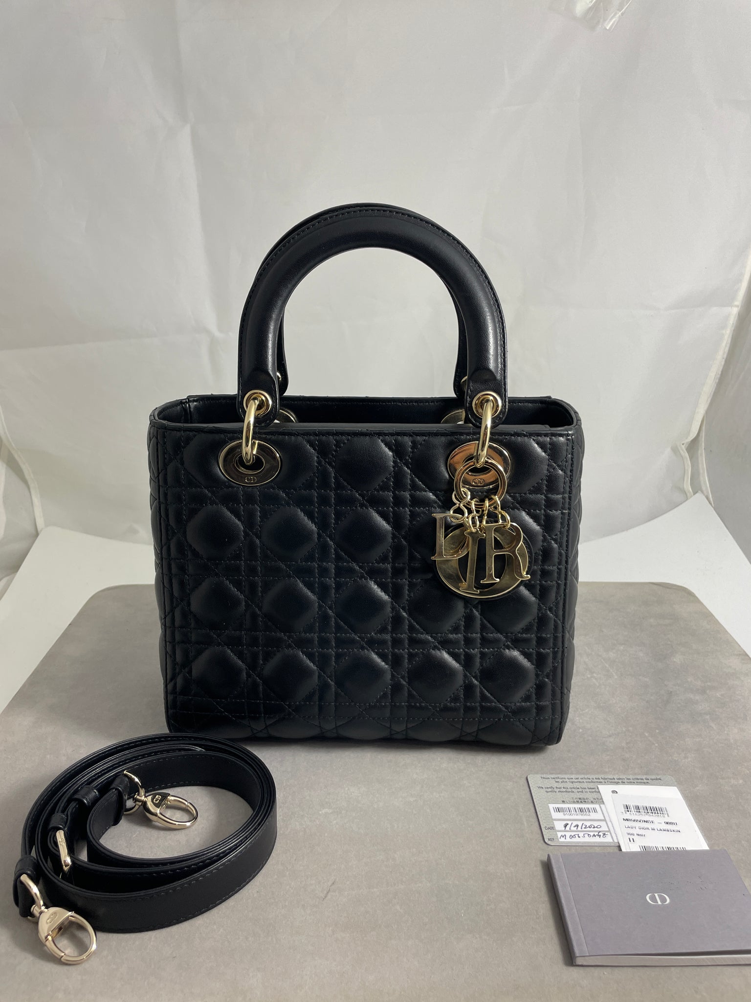 Dior Bags | Mini Black Patent Lady Dior Bag | Color: Black | Size: Mini | Thejovanovskak's Closet