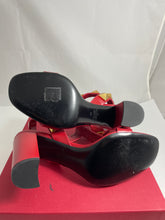 Load image into Gallery viewer, Valentino Red Leather Large Rockstud Sandals
