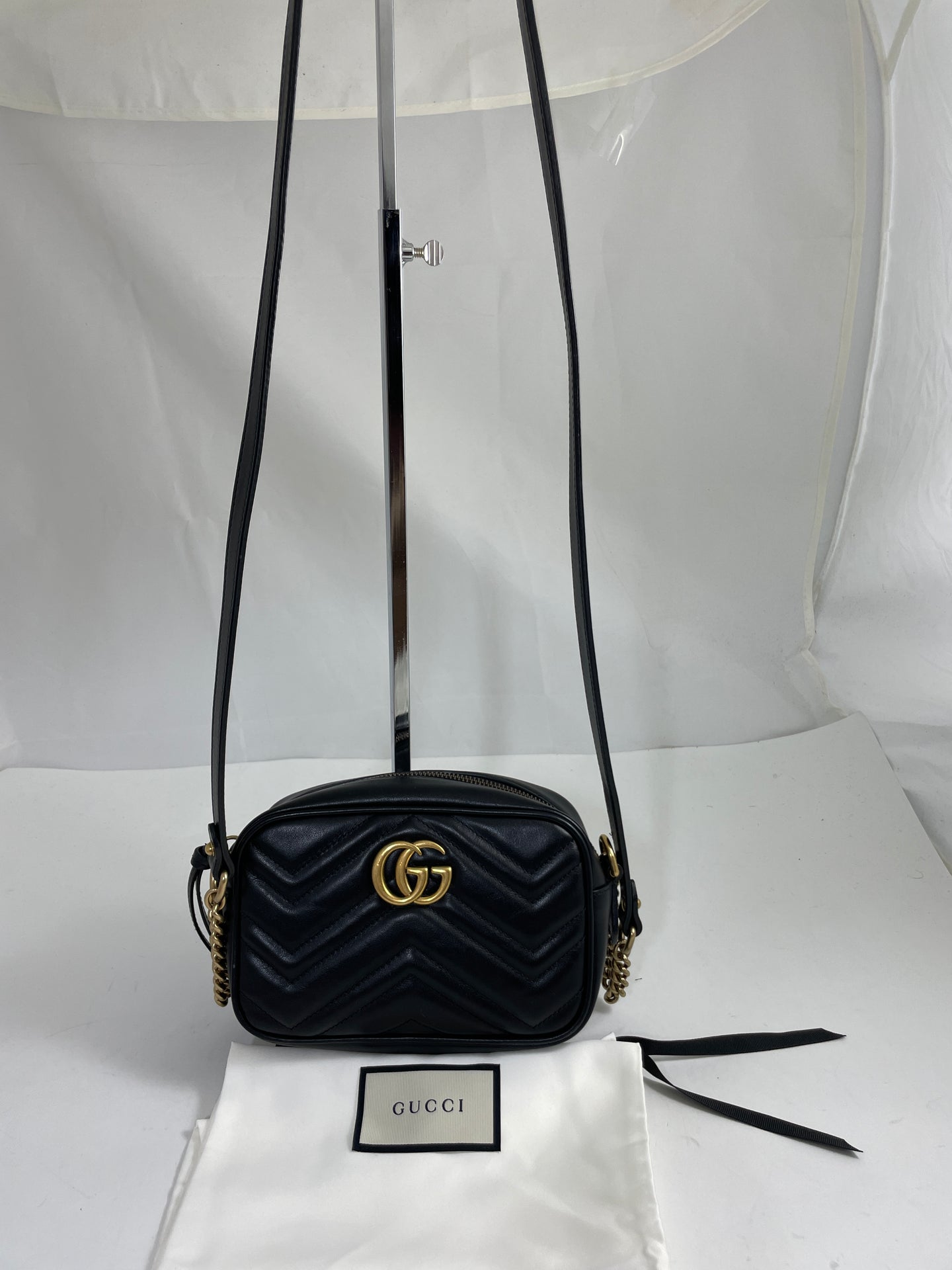 Gucci Marmont Small Black Camera bag